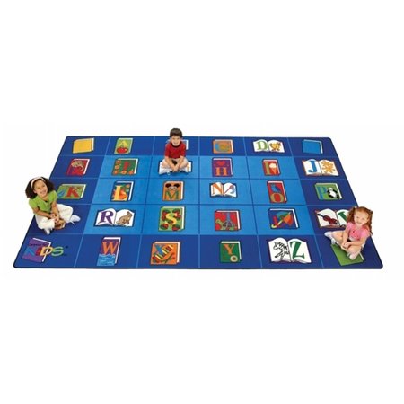 CARPETS FOR KIDS Reading by the Book Seating 5.83 ft. x 8.33 ft. Rectangle Rug CA61905
